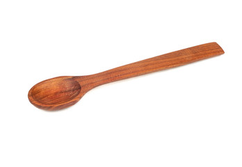 Wooden spoon isolate
