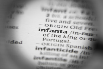 Word or phrase infanta in a dictionary.