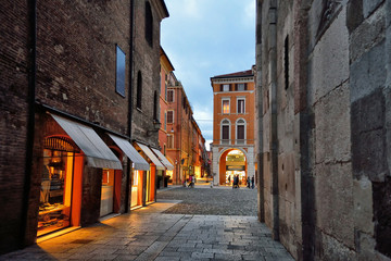Modena city center, Emilia Romagna, Italy