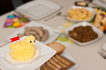 Polish Easter table setting