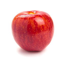 red apple isolated on white background
