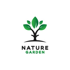 Green Garden Logo Design Inspiration
