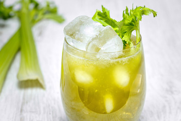 Fototapeta premium Non-Alcoholic Fresh Celery Cocktail