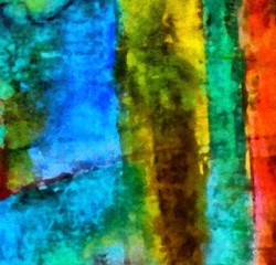 Creative abstract painting background in oil. Textured brush strokes of paint. Colorful design pattern. Artistic drawing grunge texture. Watercolor mixed fine art template for decoration. Vintage.