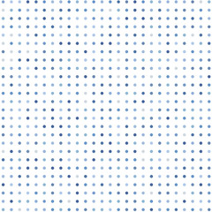 Blue dots  on white background   