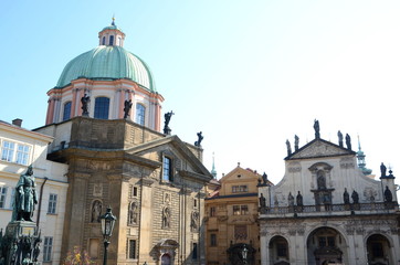 Knight of the Cross Square in Prague