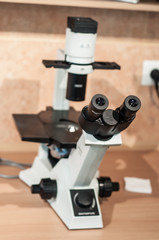 Laboratory equipment close-up