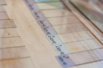 Laboratory equipment close-up