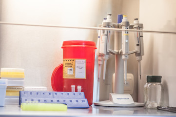 Medical equipment close-up