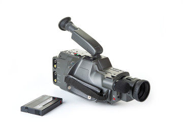 Old 8 mm tape movie camera