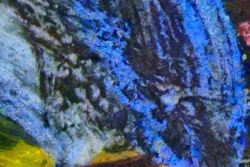 Fototapeta premium Abstract oil painting texture background.