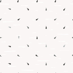 Vector geometric seamless abstract background, freehand doodles pattern.