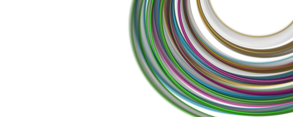 Abstract elegant wave panorama design with space for your text