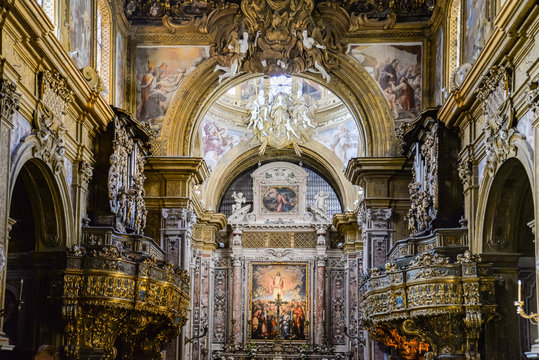 San Gregorio Armeno church in Naples, Italy