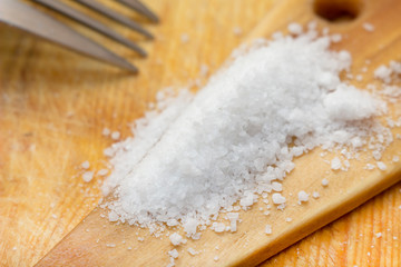 scattered food table salt