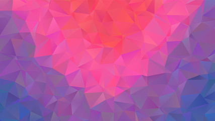 Purple and pink abstract low poly backgound for modern design, vector illustration template