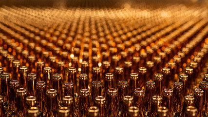 glassworks - production of bottles