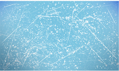 Ice texture. Winter background. Overhead view. High resolution