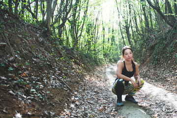 Training in the woods