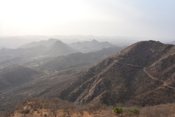 Jaipur, temple, fort, vues, rues