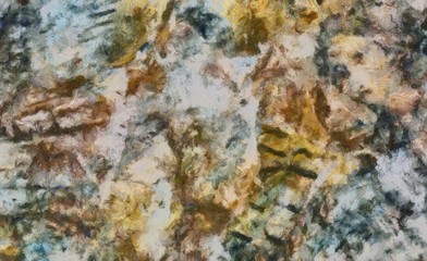 Colorful scratched grunge texture. Dry oil strokes background. Design pattern.