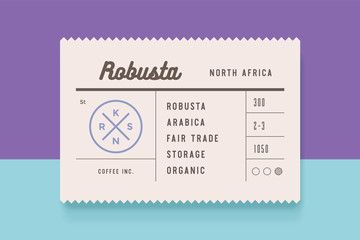 Vintage Label. Set of graphic modern vintage label