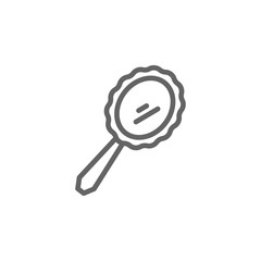 mirror outline icon. Elements of Beauty and Cosmetics illustration icon. Signs and symbols can be used for web, logo, mobile app, UI, UX