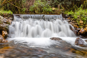 Waterfall in the Fragas de sao Simao, Figueiro dos Vinhos, Portugal