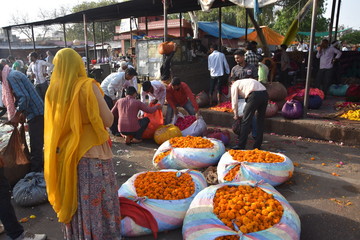 Marché, Jaipur, couleurs