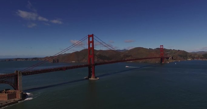 Golden Gate Bridge Combo.  2 in 1 clips. San Francisco, California by Airflow Creations.
