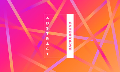 Lines with Colorful Gradient. Minimal Abstract Background with Glow Effect. Simple Geometric Grid. EPS10 Vector. Illustration with Stripes. Abstraction with Lines for Covers, Banner, Poster, Flyer.