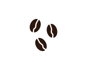 vector coffee beans template vector icon illustration design 