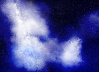 Abstract space background. It can be used for posters, cards, flyers, brochures, magazines and any...