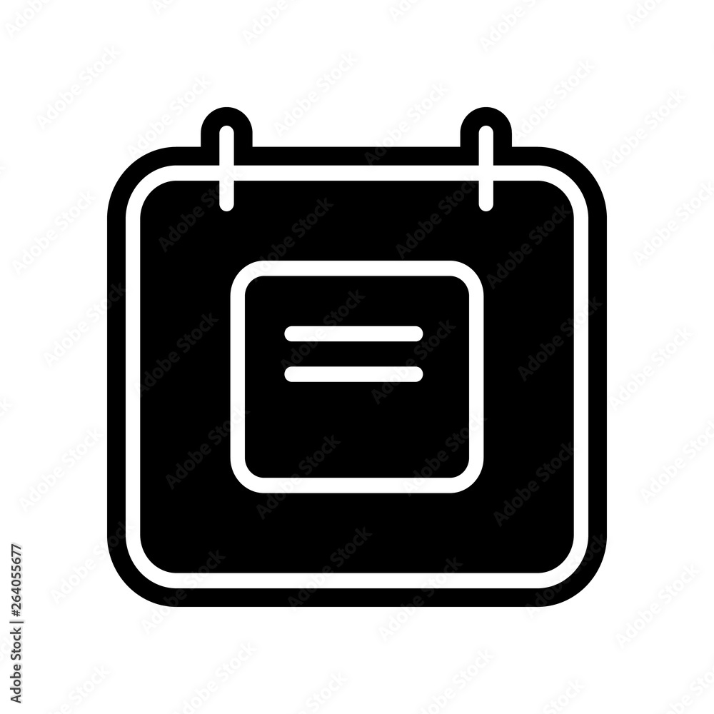 Poster diary icon. element of finance for mobile concept and web apps icon. glyph, flat icon for website de