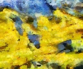 Abstract watercolor background. Hand drawn scratched grunge unusual texture. Custom design pattern. Digital painting oil artwork.