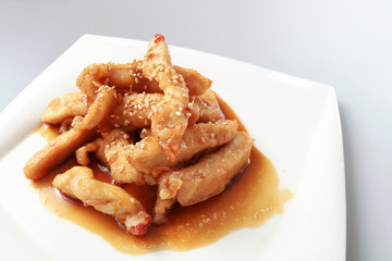 鶏肉スティック　甘辛味