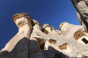 Rock Formations in Pasabag Monks Valley, Cappadocia, Nevsehir, Turkey