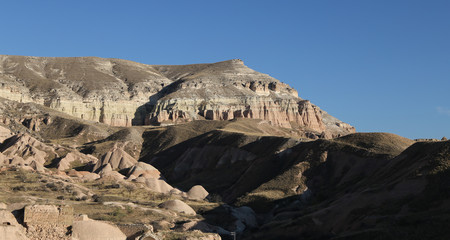 Rose Valley in Cavusin Village, Cappadocia, Nevsehir, Turkey