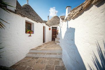 Charakterystyczne domki Alberobello trulli © Anna Mazur