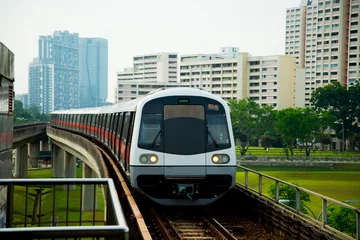 Tuinposter Public Metro Railway - Singapore © Adwo