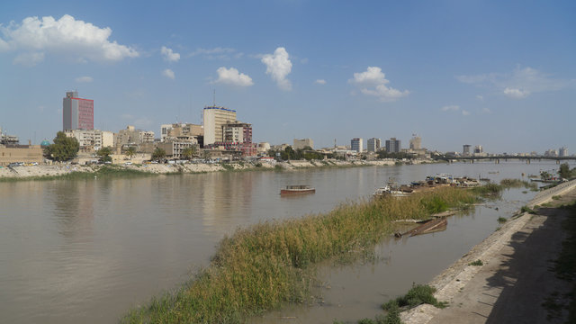 Tigris River. Baghdad, Iraq