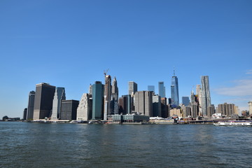 Naklejka premium Skyline of NYC