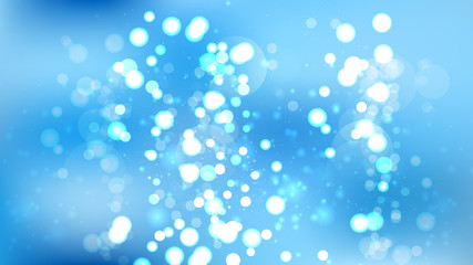 Naklejka na ściany i meble Abstract Blue Blurry Lights Background Vector Image