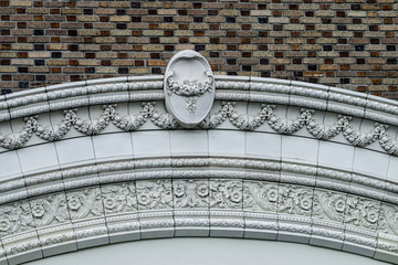 decoration on arch