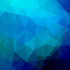 Abstract polygonal vector background. Blue geometric vector illustration. Creative design template.