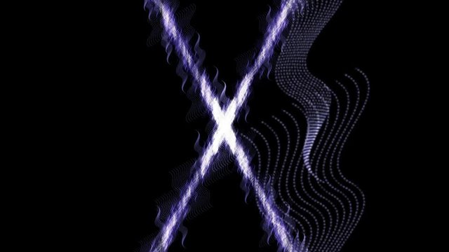 Letter X - Playdough Alphabet 3D Animation.