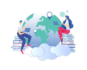 Learning Students Preparing for Exam, Education