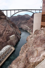 Electric energy producing facilities of the Hoover Dam