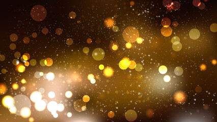 Abstract Dark Orange Blurred Lights Background Illustrator