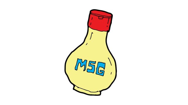 kids drawing white screen with theme of msg